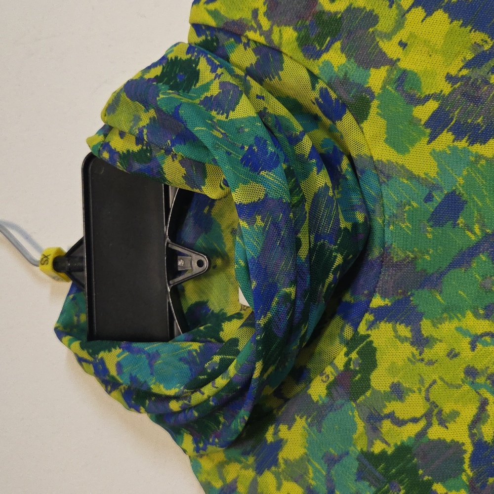 Ganni Multicolor Floral Long Sleeve Top - Picture 4 of 4